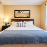 Coastal Blue and White Bedroom Retreat