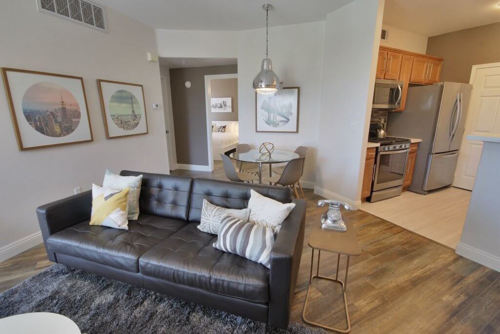 1-bedroom condo furnished