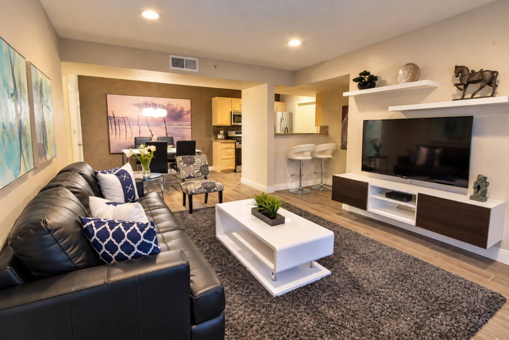 Modern Open-Plan Living and Dining Space