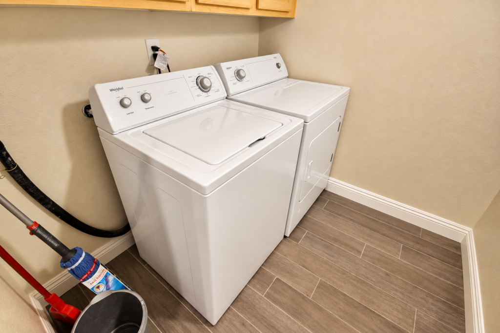 Modern Whirlpool Laundry Room Nook