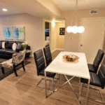 Warm Contemporary Open-Plan Living Space