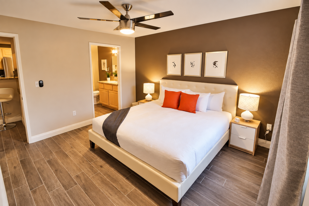 Warm Modern Bedroom Retreat