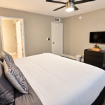 Modern Neutral Bedroom with Open Ensuite
