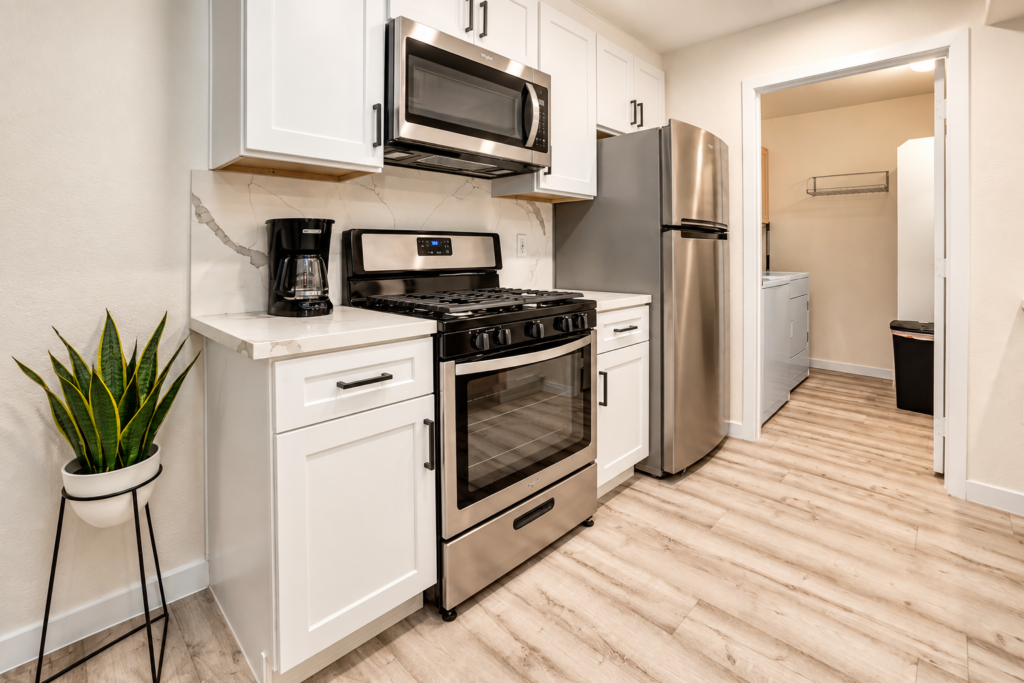 Modern Kitchen and Laundry Entry