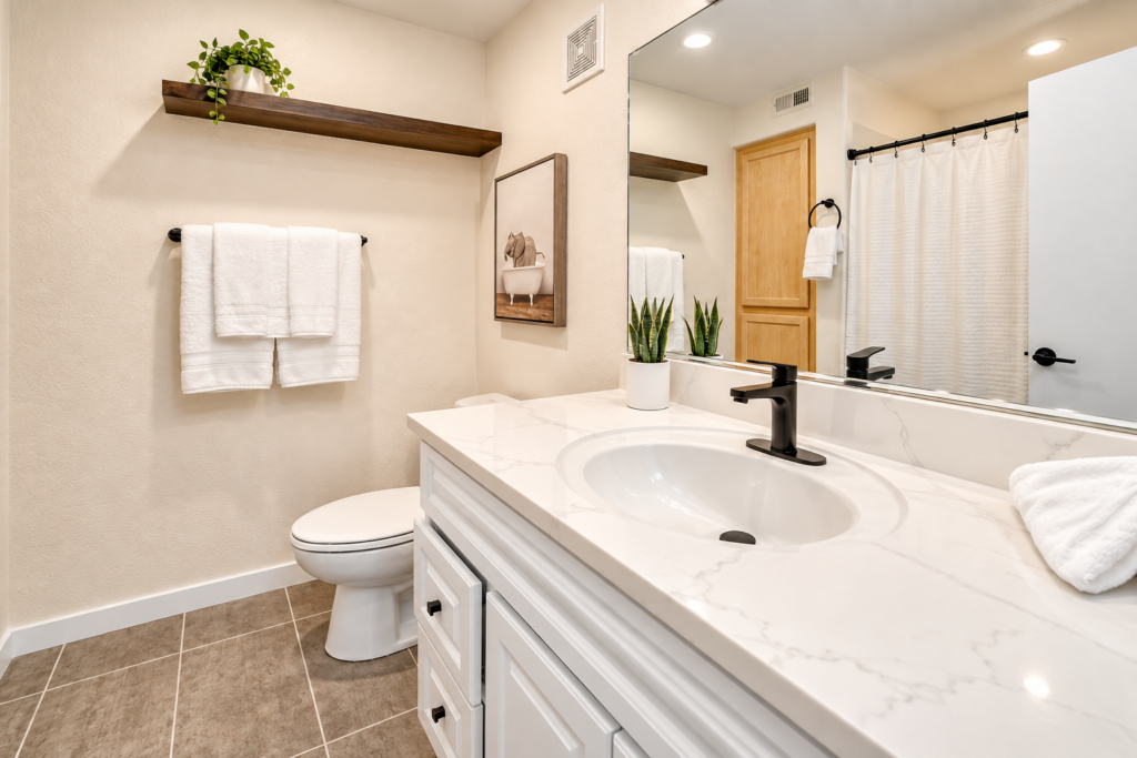 Modern Spa-Like Bathroom Interior